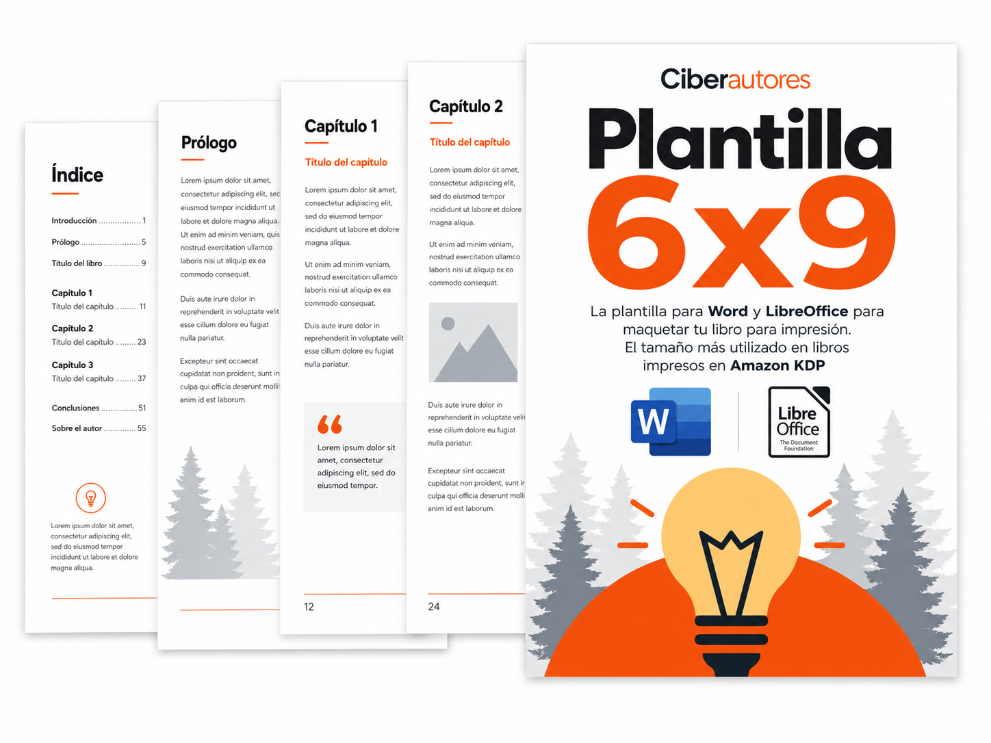 Plantilla profesional 6×9